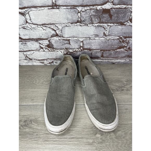 Converse Jack Purcell Gray Canvas Casual Slip On Shoes Men’s Sz 10.5M US/44.5EU - Picture 13 of 16